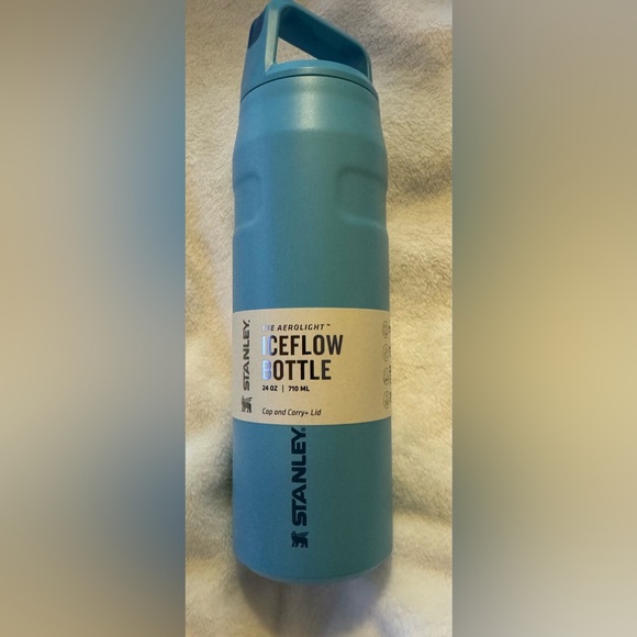 NWT Stanley Aerolight 24oz Ice Flow Bottle with Cap & Carry Lid-no box - Picture 1 of 16